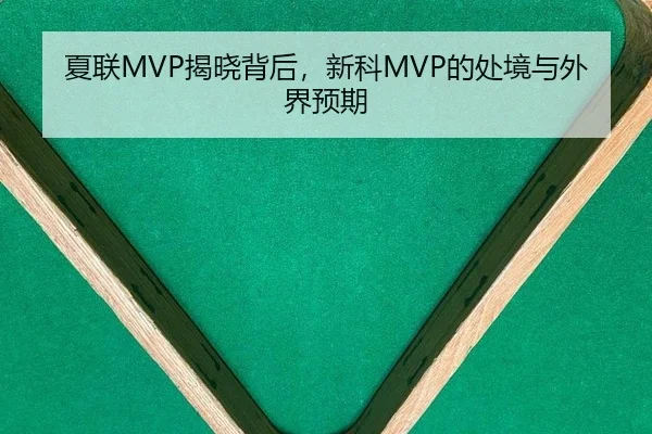 夏联MVP揭晓背后，新科MVP的处境与外界预期